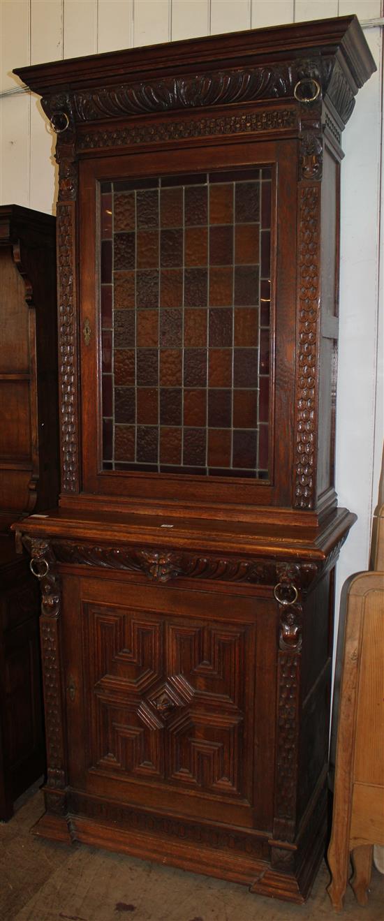 Flemish oak cabinet